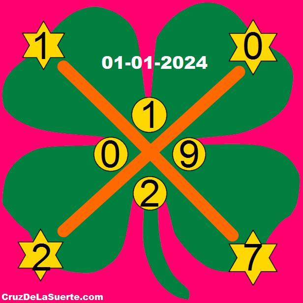 cruz de la suerte hoy 1/1/2024