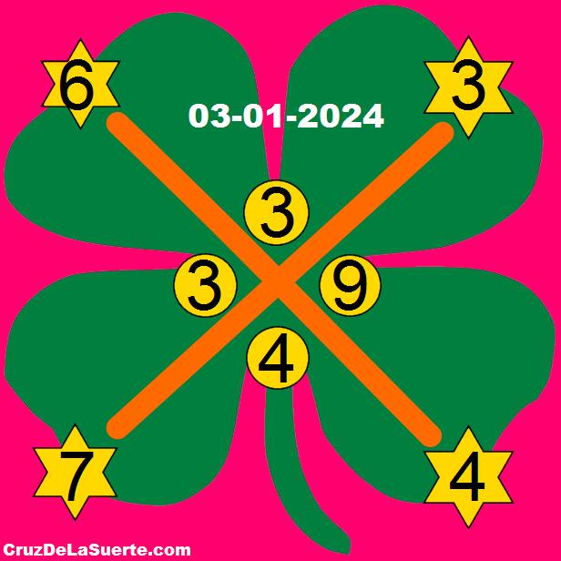 cruz de la suerte hoy 3/1/2024