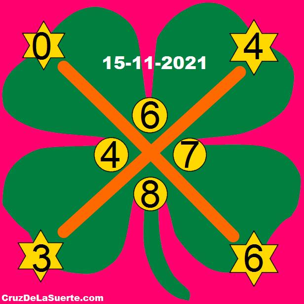 cruz de la suerte hoy 15/11/2021