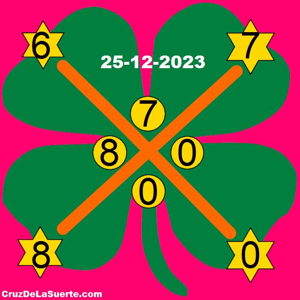 cruz de la suerte hoy 25/12/2023