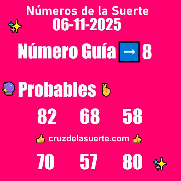 Números favoritos de hoy 18/10/2025