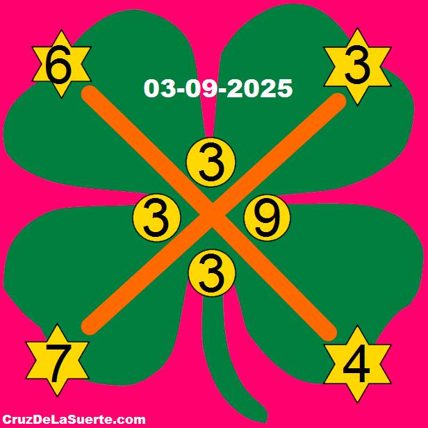 cruz de la suerte hoy 3/9/2025