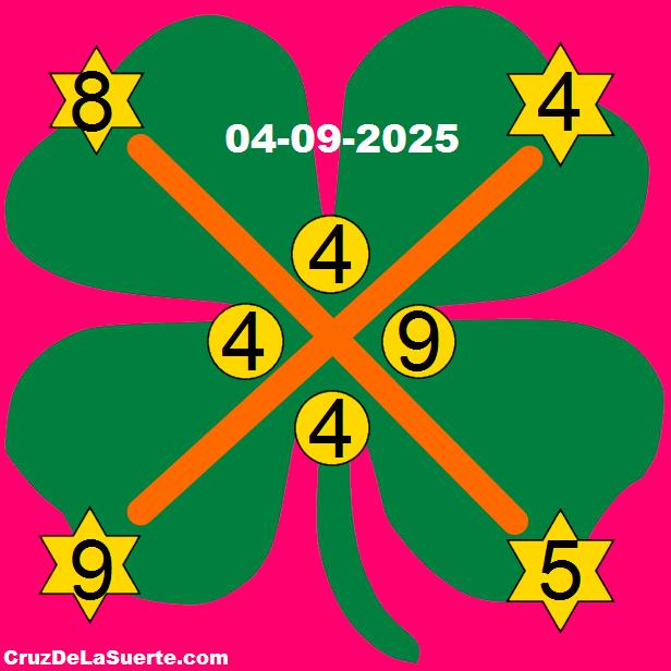 cruz de la suerte hoy 4/9/2025