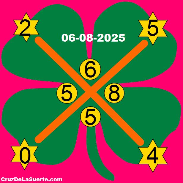 cruz de la suerte hoy 6/8/2025