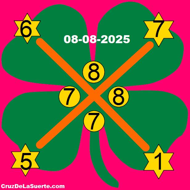 cruz de la suerte hoy 8/8/2025