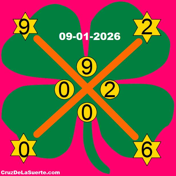 cruz de la suerte hoy 9/1/2026