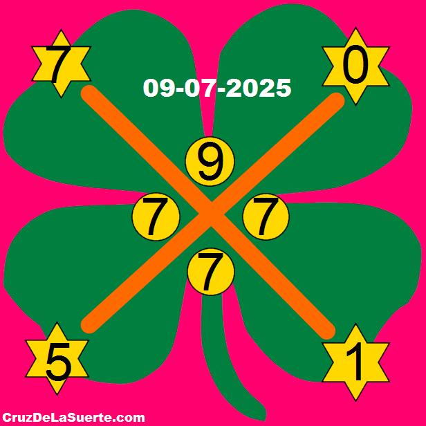 cruz de la suerte hoy 9/7/2025