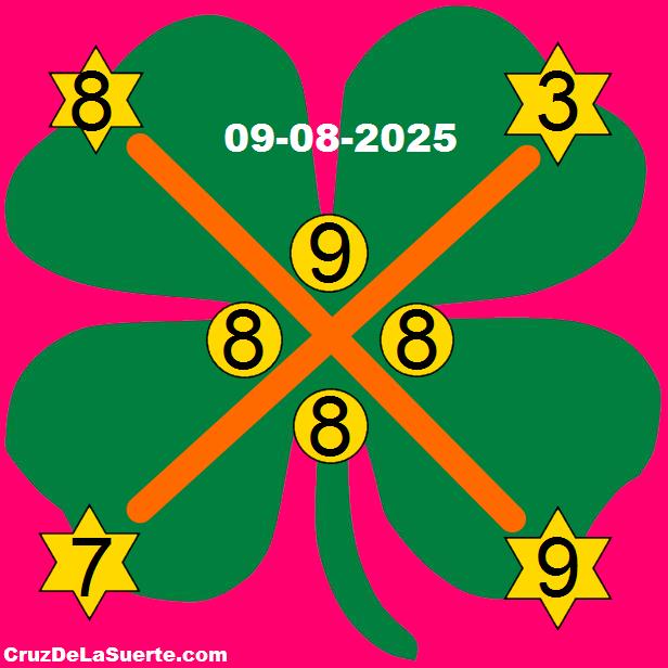 cruz de la suerte hoy 9/8/2025