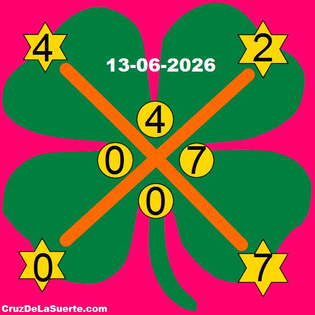 cruz de la suerte hoy 13/6/2026