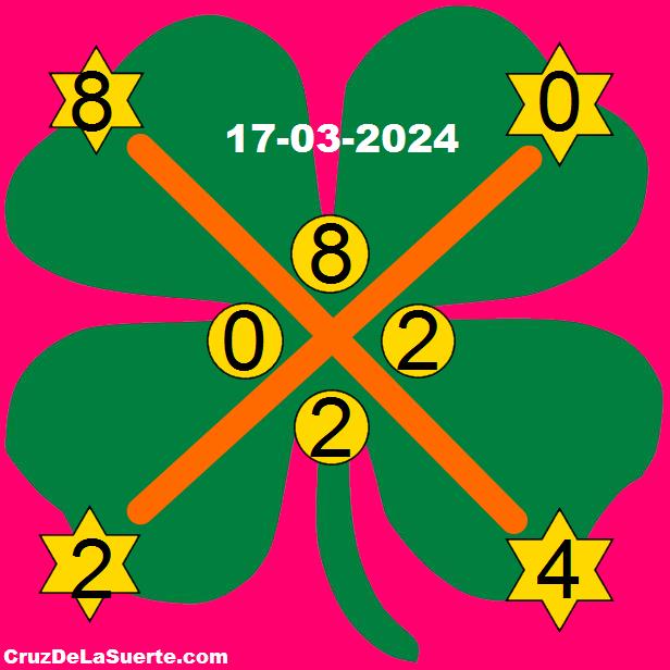 cruz de la suerte hoy 17/3/2024
