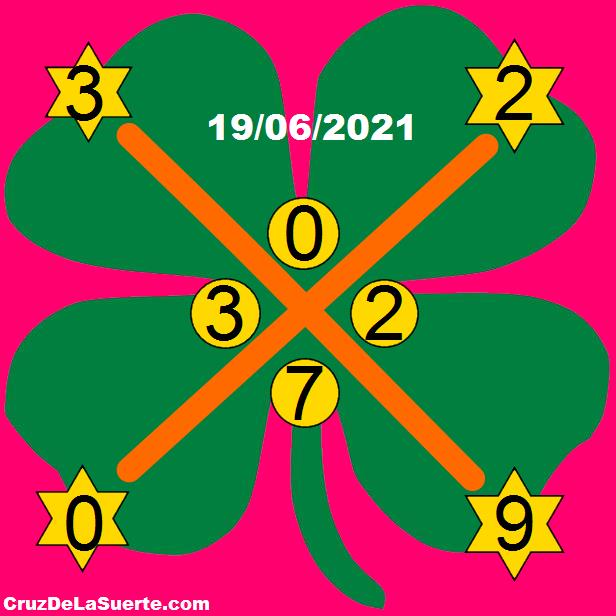 cruz de la suerte hoy 19/6/2021