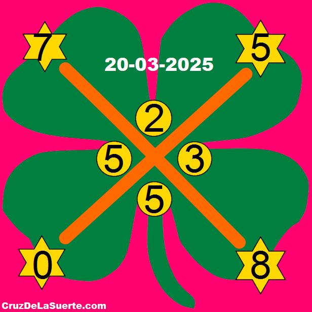 cruz de la suerte hoy 20/3/2025