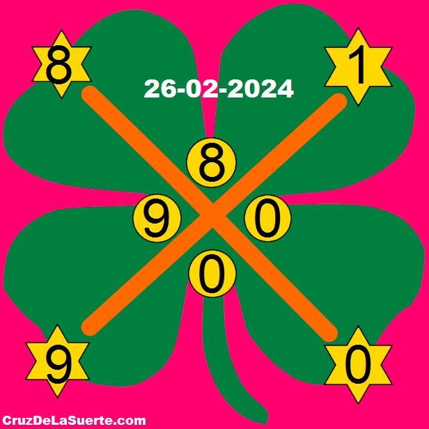 cruz de la suerte hoy 26/2/2024