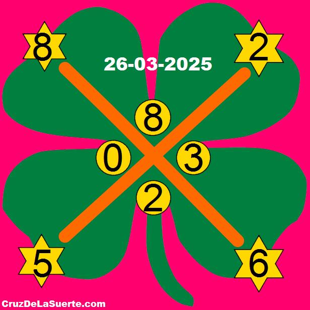 cruz de la suerte hoy 26/3/2025