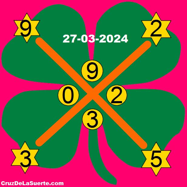 cruz de la suerte hoy 27/3/2024