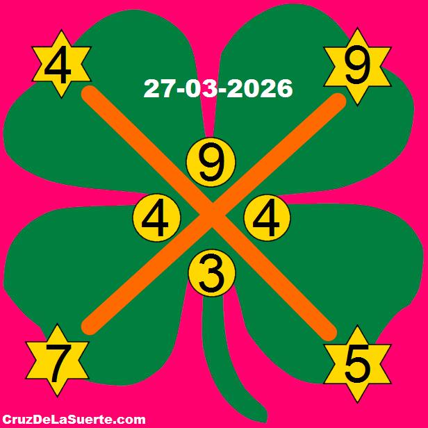 cruz de la suerte hoy 27/3/2026
