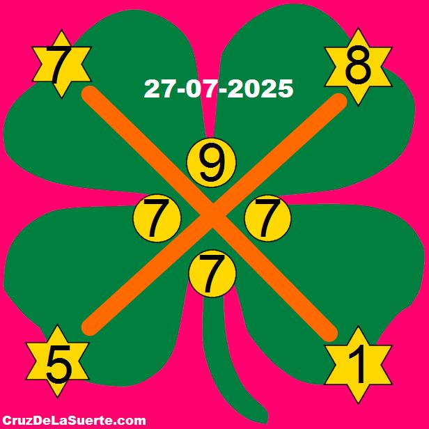 cruz de la suerte hoy 27/7/2025