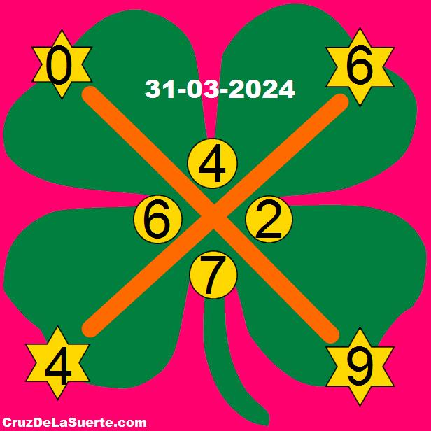 cruz de la suerte hoy 31/3/2024