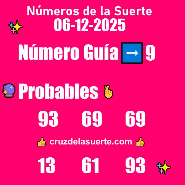 Números favoritos de hoy 17/11/2025