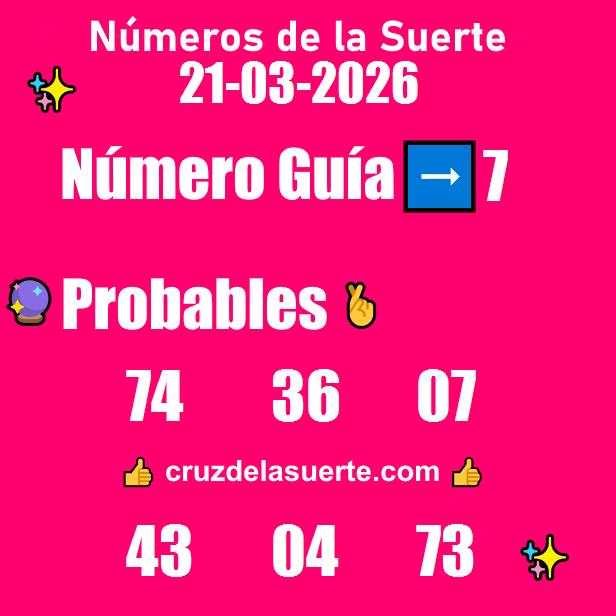 Números favoritos de hoy 2/3/2026