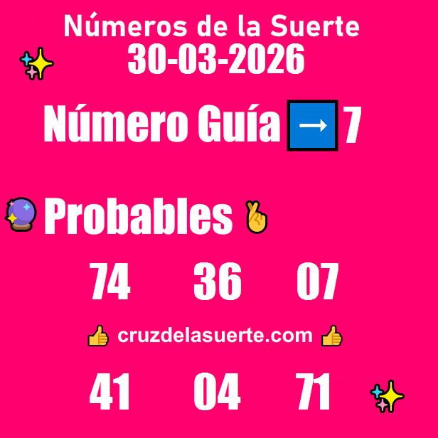 Números favoritos de hoy 2/3/2026