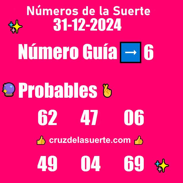 Números favoritos de hoy 25/8/2025