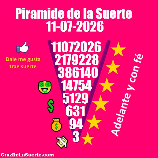 Piramide de la suerte fecha 30/6/2026