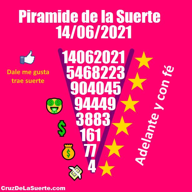Piramide de la suerte fecha 16/10/2025