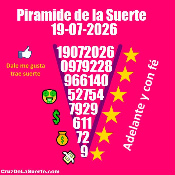 Piramide de la suerte fecha 30/6/2026