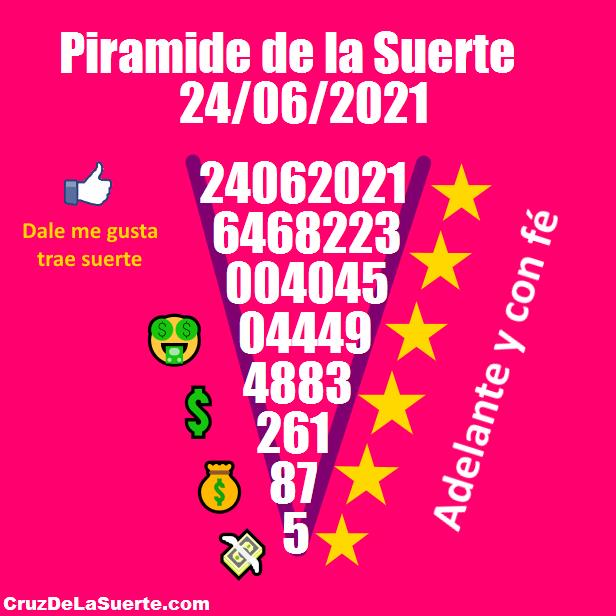 Piramide de la suerte fecha 5/12/2025