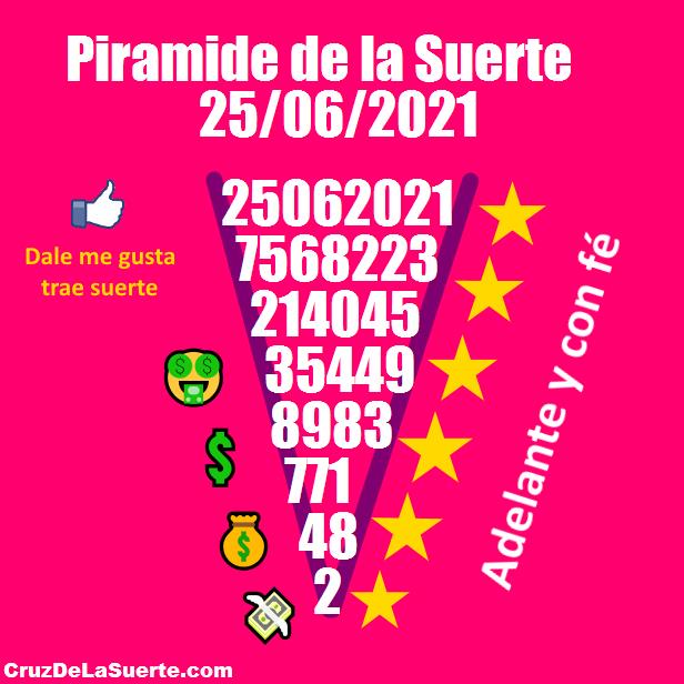 Piramide de la suerte fecha 16/10/2025