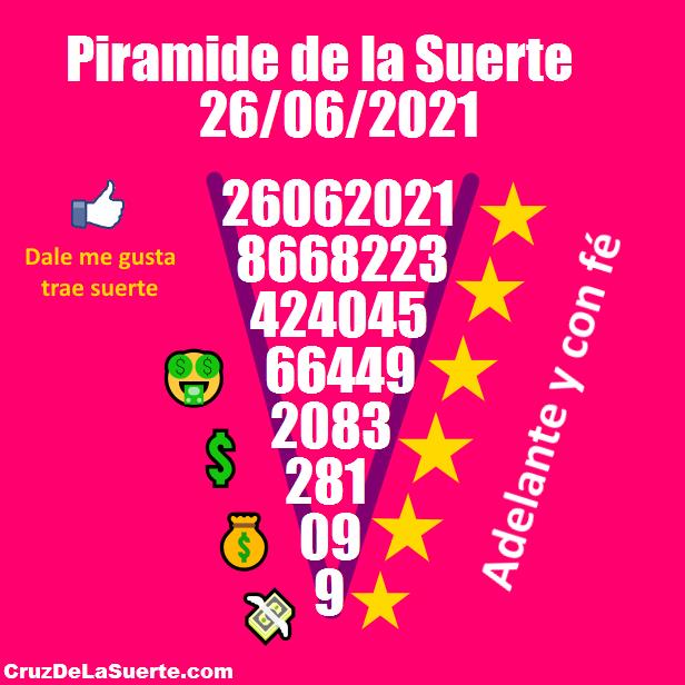 Piramide de la suerte fecha 16/10/2025
