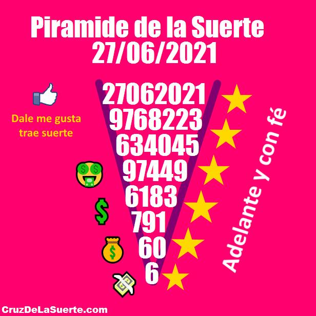 Piramide de la suerte fecha 16/10/2025
