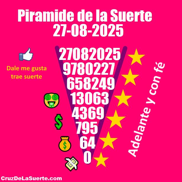 Piramide de la suerte fecha 11/9/2025