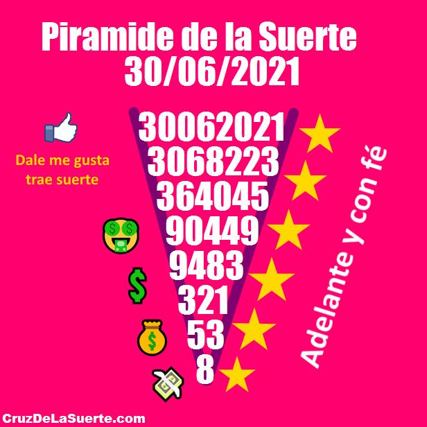 Piramide de la suerte fecha 5/12/2025